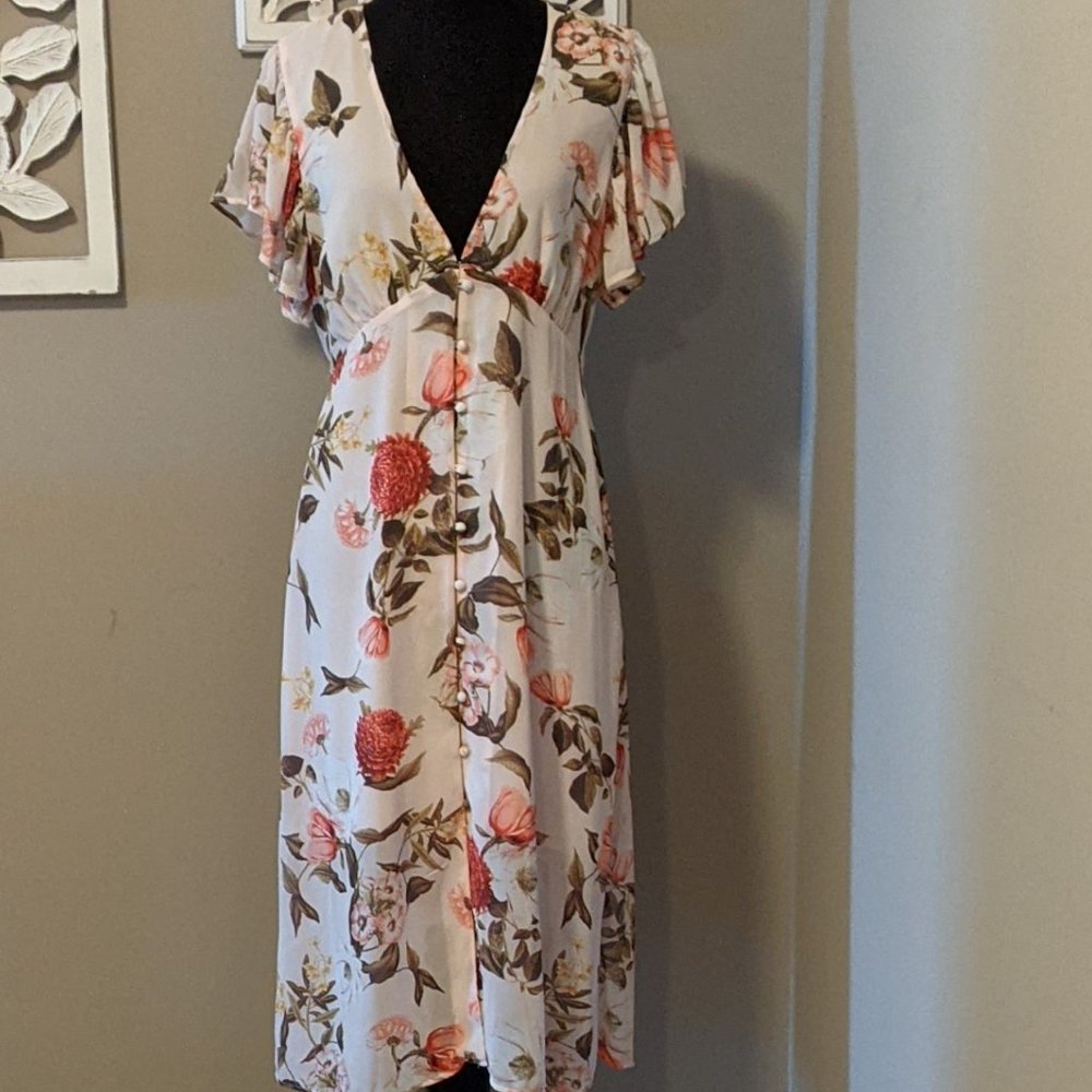 New with Tags Floral Midi Dress